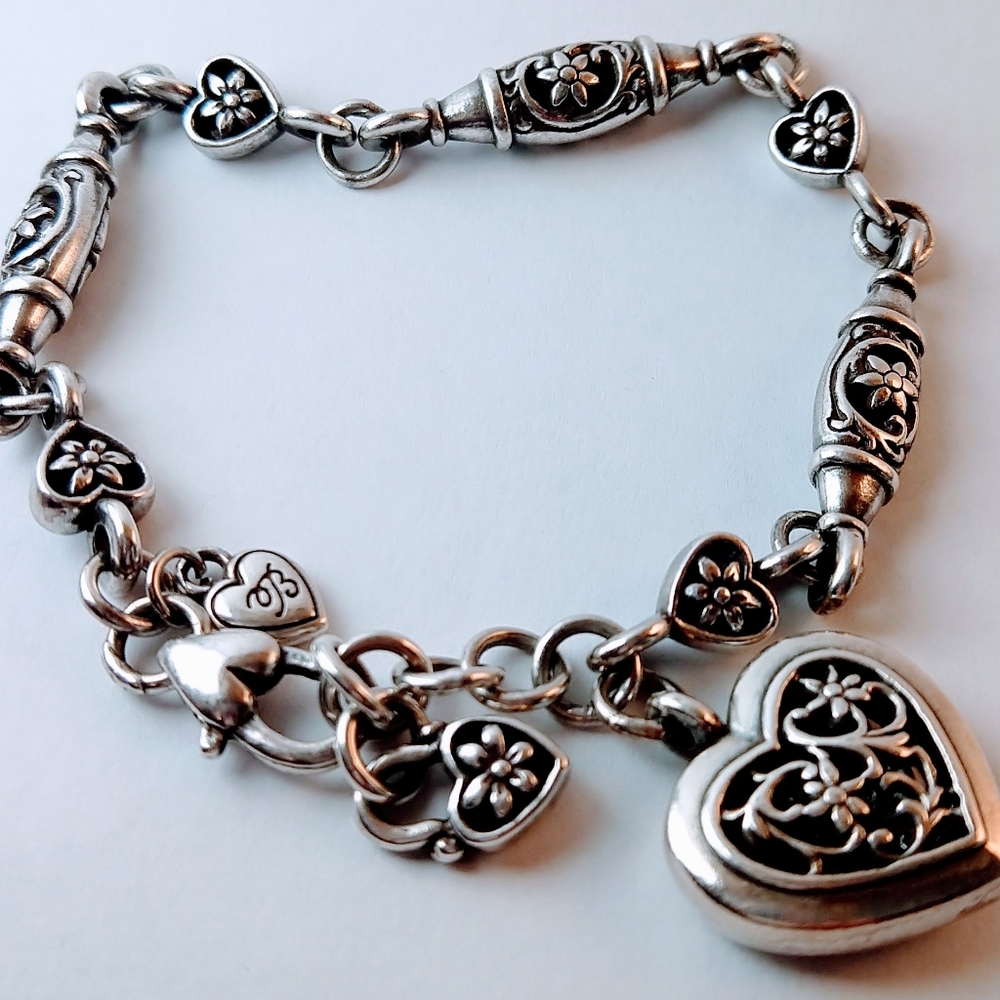 Retired Brighton | Silver Scroll Style | Heart